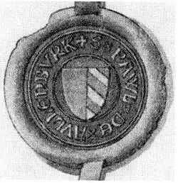 Pečeť Pavlíka ze Sovince