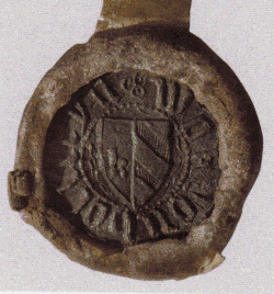 Pečeť Voka IV z Holštejna 1416