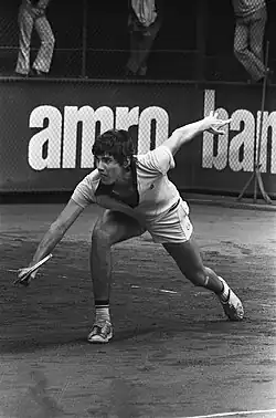 Pecci na turnaji v Hilversumu, rok 1975