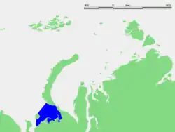 Poloha Pečorského moře