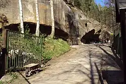 Vchod do areálu Pekelných dolů