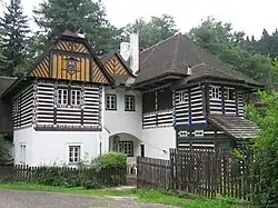 Turistická chata v údolí Pekla u Nového Města nad Metují