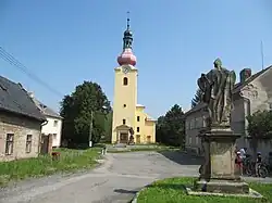 Kostel svatého Petra a Pavla z let 1673–1675 v pozdější úpravě