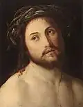 Georg Pencz: Christ in the crown of thors (1544)