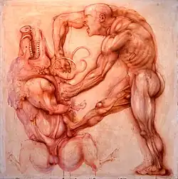 Bez názvu, airbrush (kolem 1995)