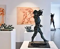 Peter Oriešek, pohled do expozice V (Museum Kampa 2021)