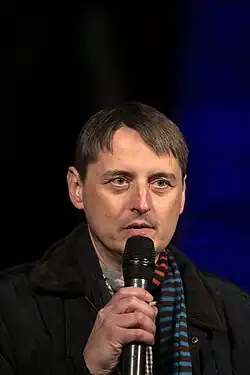 Petr Vydra během vystoupení (2025)