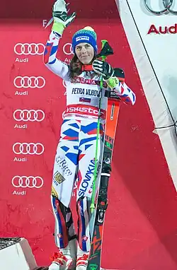 Bronzová Petra Vlhová z městského závodu ve Stockholmu