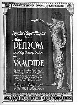 Plakát k filmu The Vampire (1915)
