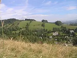 Přední hraniční vrch od západu