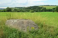 Typická krajina přírodního parku Petrovicko nedaleko Husovy kazatelny