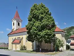 Farní kostel v Hundsheimu