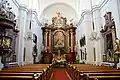 Interiér farního kostela