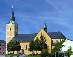 Farní kostel svatého Jimrama z Řezna v obci Waidhaus