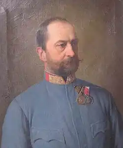 Hrabě Philipp Grünne jako generálmajor