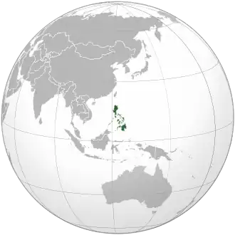 Poloha Filipín