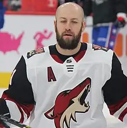 Derek Stepan v dresu Arizony Coyotes (2019)