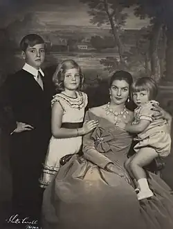 Princess Maria Milagros del Drago and Children