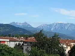 pohled na Passo Pian delle Fugazze od Vicenzy