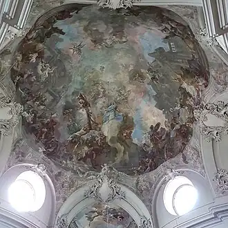 Apoteóza Panny Marie, kostel Maria Treu ve Vídni (1752–1753)