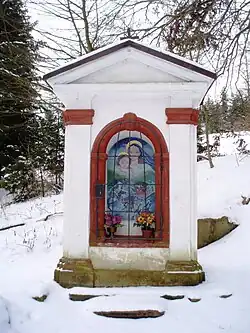 Piccolominská kaplička s obrazem Stanislava Kuldy