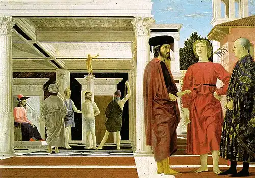 Bičování Krista, Piero della Francesca