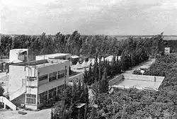 Archivní snímek kibucu ze 40. let 20. století