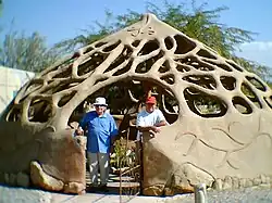 ekologická stavba v kibucu Jahel