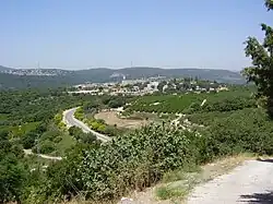 Pohled na vesnici Šomera