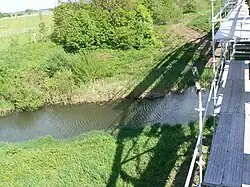 Most přes řeku u vsi Stragnai v roce 2012