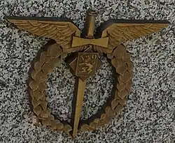 Pilotní odznak čs. perutí RAF