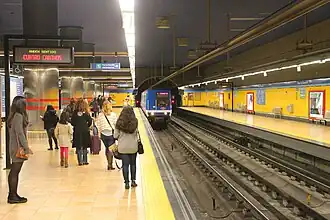 Nástupiště linky 1