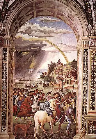 Diplomat Piccolomini odjíždí na koncil v Basileji