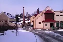 Nádvoří pivovarského areálu