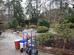 Zahrada v areálu pivovaru