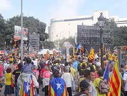 Demonstrace svolaná v roce 2014 organizací ANC