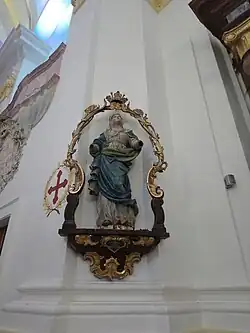 Plastika Bolestné Panny Marie – současný stav