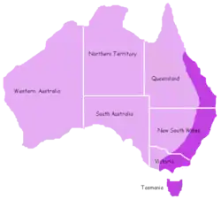 Rozšíření ptakopyska