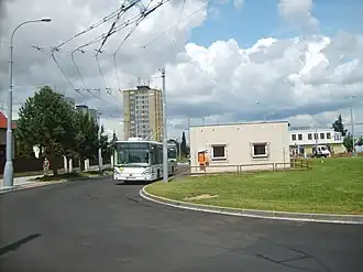 Točna trolejbusů a autobusů