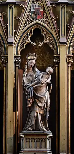 Socha Plzeňské madony - autor fotografie Ján Grajcár, Biskupství plzeňské