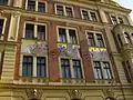 Fasáda domu v Nerudově ulici, č. 2