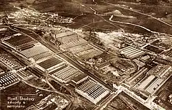 Letecký pohled na Škodovy závody v Plzni (rok 1929)