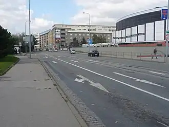 Ulice Poříčí u Haly Rondo