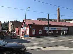 areál bývalé továrny