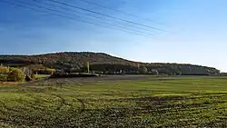 Západní konec Chloumeckého hřbetu