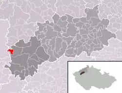 Podbořanský Rohozec na mapě