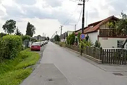 Hlavní ulice v Podchlumí