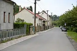 Podlázky - ulice v údolí