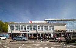 Vstup do zimních šaten stadionu