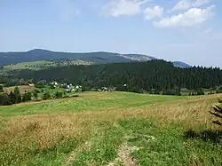 Výhled z Vyšného Hutianského sedla